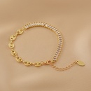 Fashion metal splicing zircon adjustable bracelet wholesale jewelry Nihaojewelrypicture13