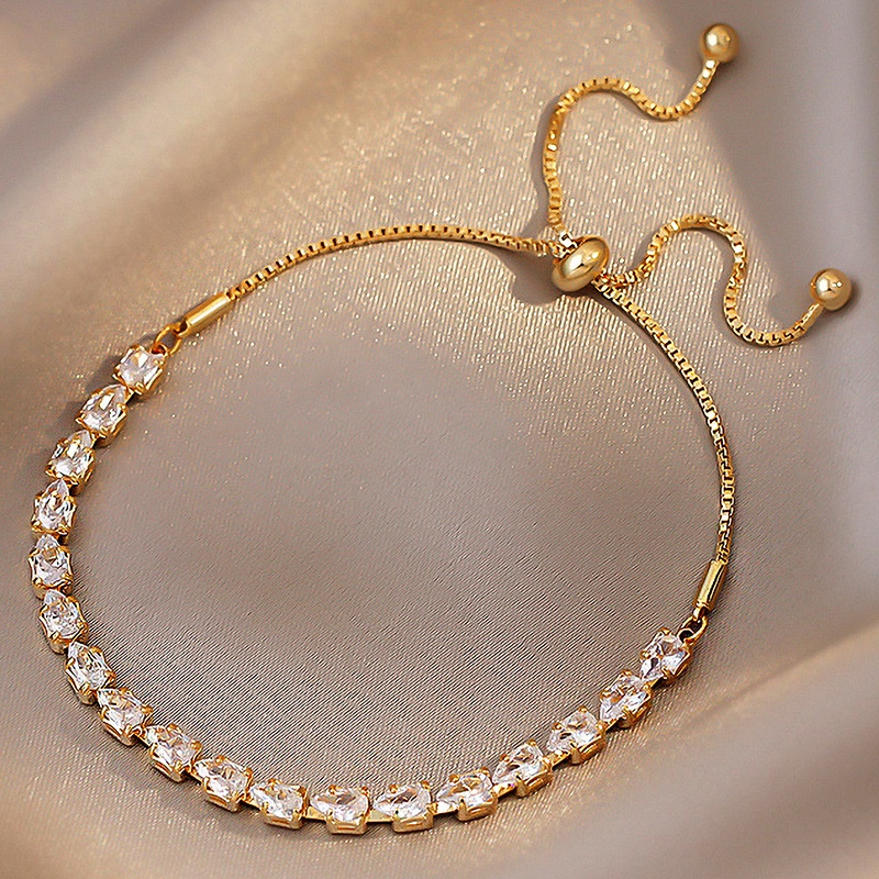 Fashion zircon geometric adjustable bracelet wholesale jewelry Nihaojewelry