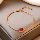 Retro inlaid rhinestone adjustable geometric bracelet wholesale jewelry Nihaojewelrypicture16