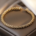 Simple geometric twist circle bracelet wholesale Nihaojewelrypicture16