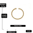 Simple geometric twist circle bracelet wholesale Nihaojewelrypicture18