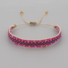 bohemian style handmade beaded woven bracelet wholesale nihaojewelry