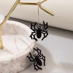 Los pendientes de animales de araña negra de Halloween venden al por mayor joyería Nihaojewelry