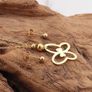 Boucles d39oreilles collier de style coren papillon en acier inoxydable ensemble de bijoux en gros Nihaojewelrypicture11