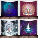 India Buddha Yoga printing hanging cloth tapestry wholesale Nihaojewelrypicture18