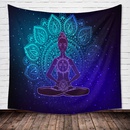 Inde Bouddha Yoga impression tapisserie en tissu suspendu en gros Nihaojewelrypicture19