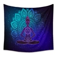 Inde Bouddha Yoga impression tapisserie en tissu suspendu en gros Nihaojewelrypicture28