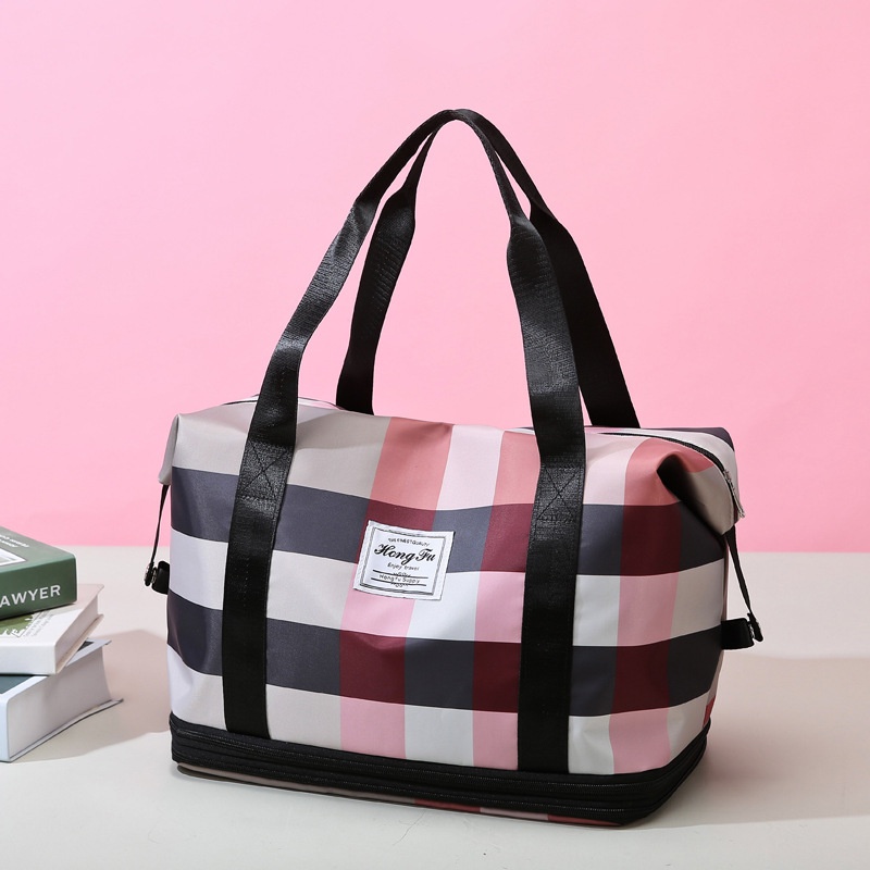 Wholesale Travel Bag Womens Fashion Shoulder Large Capacity Business Trip Short Distance Luggage Bag Gym Bag Portable Pending Storage Bag