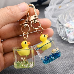 Fashion Little Yellow Duck Keychain Wholesale Nihaojewelry