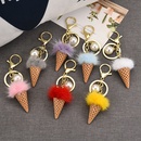 fashion ice cream cone resin keychain wholesale Nihaojewelrypicture24