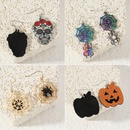 Halloween spider skull ghost bat earrings wholesale Nihaojewelrypicture24