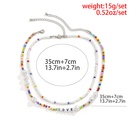 Retro mix match couleur couture perle lettre miyuki perles collier tress en gros nihaojewelrypicture11