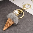 fashion ice cream cone resin keychain wholesale Nihaojewelrypicture28