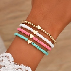 Bohemian Colorful Rice Beads Multi-Piece Women's Bracelet
