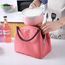 fashion stripe portable picnic lunch insulation bag wholesale Nihaojewelrypicture8