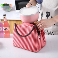 fashion stripe portable picnic lunch insulation bag wholesale Nihaojewelry