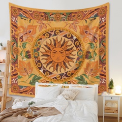 Bohemian psychedelic sun flower printing background cloth tapestry wholesale nihaojewelry