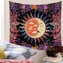 Bohme psychdlique plante soleil lune impression fond dcoration tapisserie en gros nihaojewelrypicture19