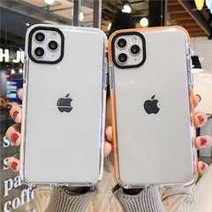 fashion contrast color soft transparent tpu protective cover wholesale Nihaojewelry