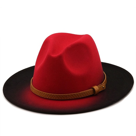 retro spray-painted woolen jazz hats wholesale Nihaojewelry NHXV432459's discount tags