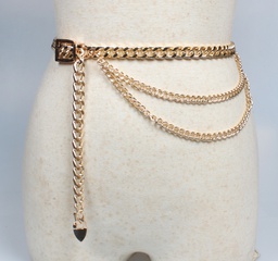 Metal pendant pin buckle thick waist chain belt wholesale Nihaojewelry