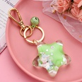 Korean acrylic fivepointed star milk floating keychain wholesale Nihaojewelrypicture17