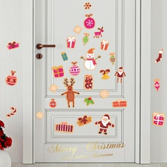 Neue xmas005 Weihnachten Kinderzimmer Cartoon Süßigkeiten Wand fenster Glas dekorative Wand aufkleber