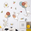New FXD240 Bunny Balloon Flower Childrens Bedroom Hallway Wall Beautifying Decorative Wall Sticker SelfAdhesivepicture11