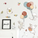 New FXD240 Bunny Balloon Flower Childrens Bedroom Hallway Wall Beautifying Decorative Wall Sticker SelfAdhesivepicture13