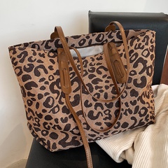 Big Bag Women's Bag 2021 New Fashion Leopard Print Special-Interest Shoulder Bag Large Capacity Versatile Class Commuter Tote