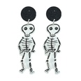 European and American hot selling Halloween creative funny metal diamond pumpkin ghost skull earringspicture58