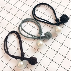 Ensemble de 3 cordes à cheveux élastiques en perles