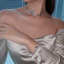 Internet Celebrity Same Style Super Fairy Design Splendid Diamond Bow Necklace Personality Butterfly Bracelet Micro Inlaid OpenEnded Braceletpicture9