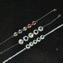 Full Diamond Snowflake Bracelet Fashion Design Sensation Claw Chain Snowflake Braceletpicture10