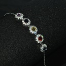 Full Diamond Snowflake Bracelet Fashion Design Sensation Claw Chain Snowflake Braceletpicture12