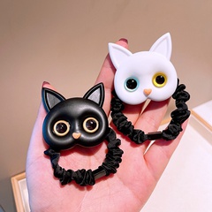 Japanese and Korean new style cute cat hair rope ball girl head tie small intestine hair ring rubber band sweet wind headdress