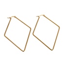 AML Titanium Steel Womens Korean Style Fashion Geometric Gold Earrings Simple Shape Temperament Fashion Stylepicture12