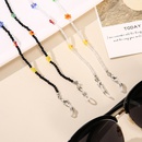 South Koreas new diy flower crystal glasses chain dualuse extension chain hanging neck crystal flower glasses mask chain antilostpicture6