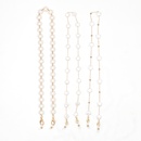 Foreign trade specialshaped pearl glasses chain diy hanging neck antilost pearl star glasses mask chain extension chain metal chainpicture11