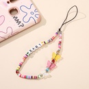 New creative diy letter butterfly mobile phone lanyard antilost evil eye wrist lanyard bag mobile phone chain ropepicture12