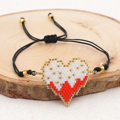 New bohemia style fashion trend style hand-woven personality Miyuki rice beads love bracelet
