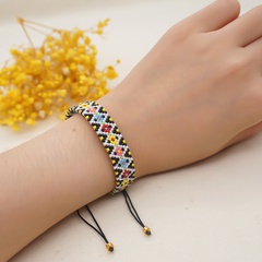 autumn and winter bohemian ethnic style geometric handmade beaded Miyuki rice bead bracelet