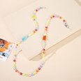 New cartoon cute bear glasses chain antilost hanging neck extension chain diy pearl peach heart glasses mask chainpicture17