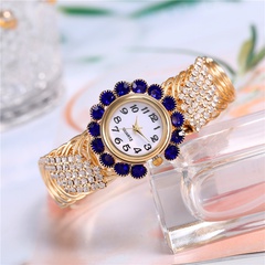 bracelet watch diamond round opening bracelet watch ladies quartz watch bowl watch