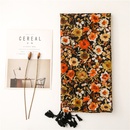 new style cotton and linen feel scarf female dark color flower printing Bali yarn travel sunscreen shawl silk scarfpicture14