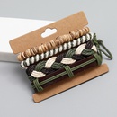 wholesale personality woven multilayer hemp rope bracelet bracelet simple diy 4piece leather braceletpicture9