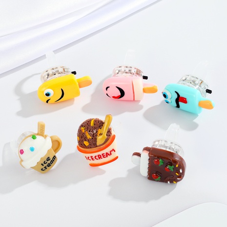 cross-border cute cake luminous ring creative cartoon children's toy ring adjustable index finger ring NHGO434414's discount tags
