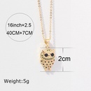 style fashion personality bear love pendant necklace simple trend singlelayer necklace jewelrypicture12