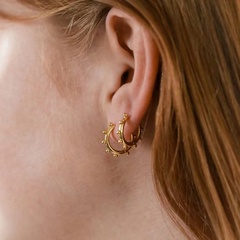 bijoux fantaisie simple boucle d'oreille en cuivre boucles d'oreilles clip d'oreille boucles d'oreilles