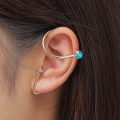 Qingdao DAVEY European and American Fashion Jewelry Simple Metal Irregular Large Hoop Earrings